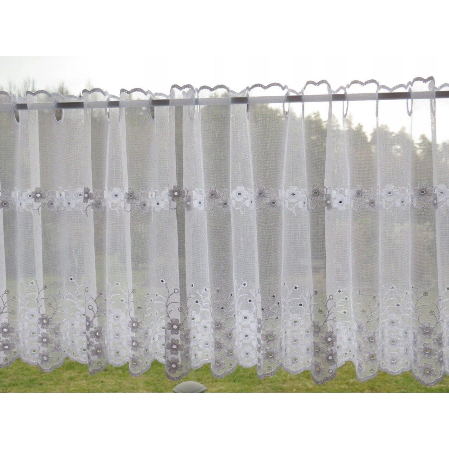 Firana zazdrostka do kuchni kwiatuszki 016 – Do kuchni – zdjęcie 3