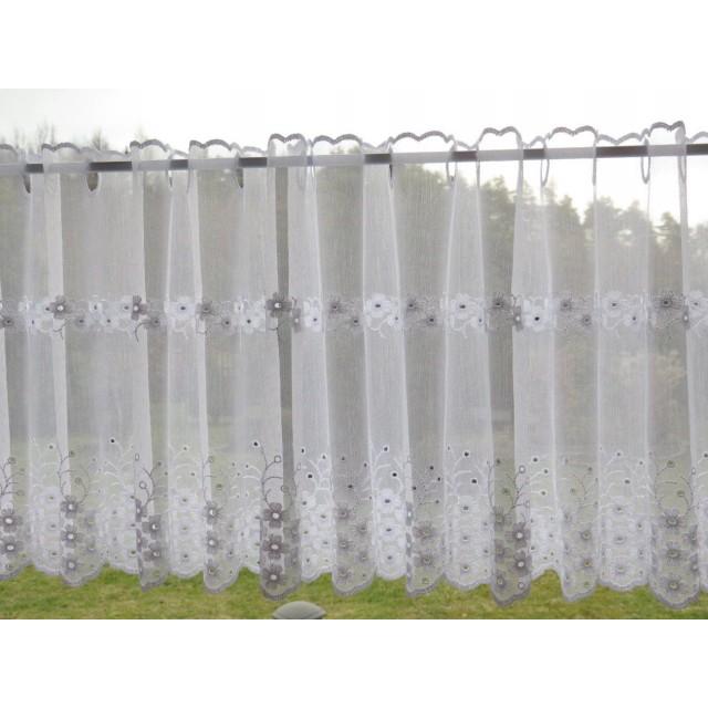 Firana zazdrostka do kuchni kwiatuszki 016 – Do kuchni – zdjęcie 3