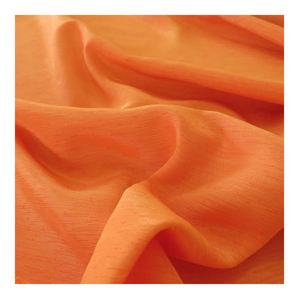 Tkanina zasłonowa pomarańczowa SHANTUNG 139 Altisidora Firany Orzesze - 1
