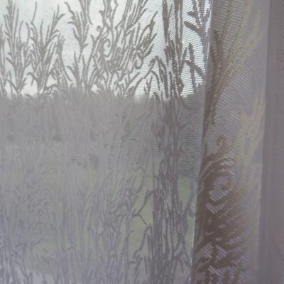 Tkanina firana żakardowa biała trawa 141 – Na metry – zdjęcie 4