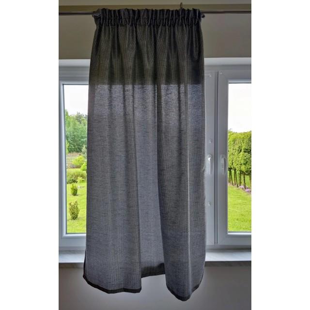 Zasłona szaro srebrna połyskująca GLAMOUR 142 – Zasłony – zdjęcie 2