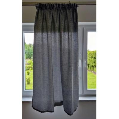 Zasłona szaro srebrna połyskująca GLAMOUR 142 – Zasłony – zdjęcie 2