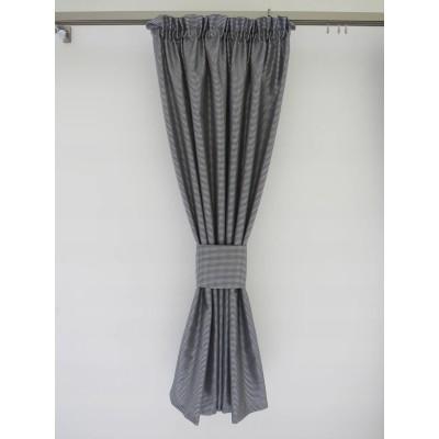 Zasłona szaro srebrna połyskująca GLAMOUR 142 – Zasłony – zdjęcie 3