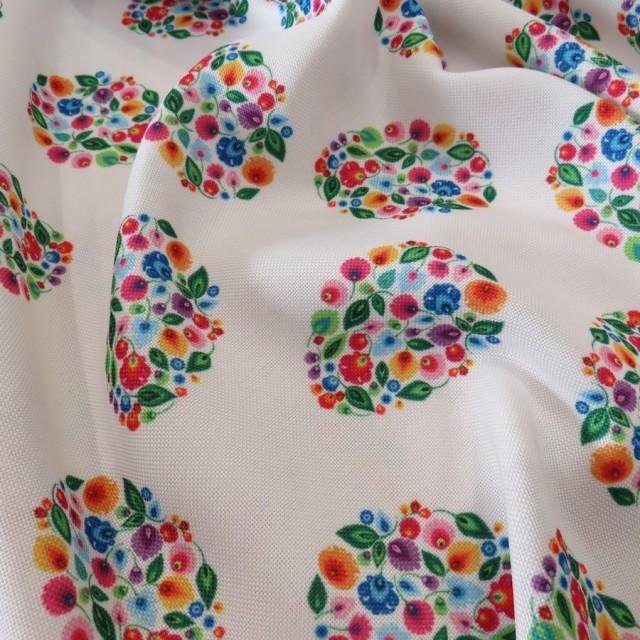 Tkanina dekoracyjna zasłonowa jajeczka Wielkanoc 144 – Na metry – zdjęcie 1