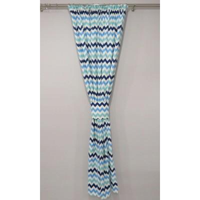 Zasłona wzór zyg zak 145 – Zasłony – zdjęcie 2