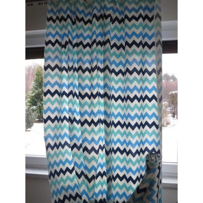 Zasłona wzór zyg zak 145 – Zasłony – zdjęcie 3