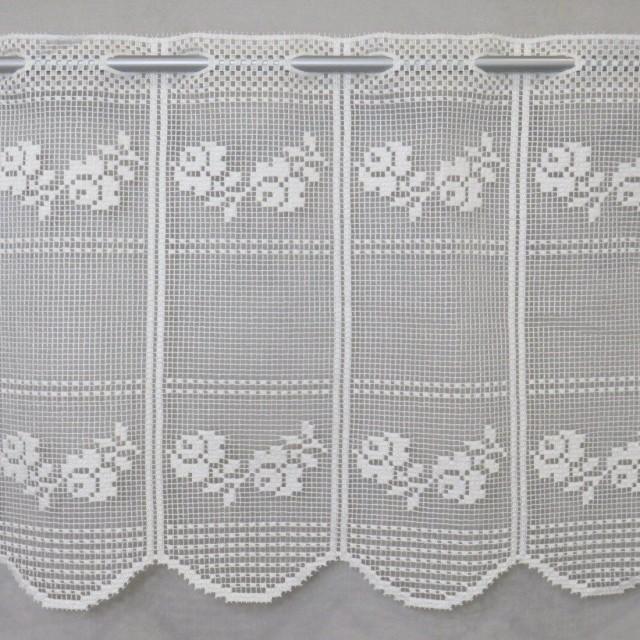 Firana zazdrostka do kuchni kremowa 018 – Do kuchni – zdjęcie 1