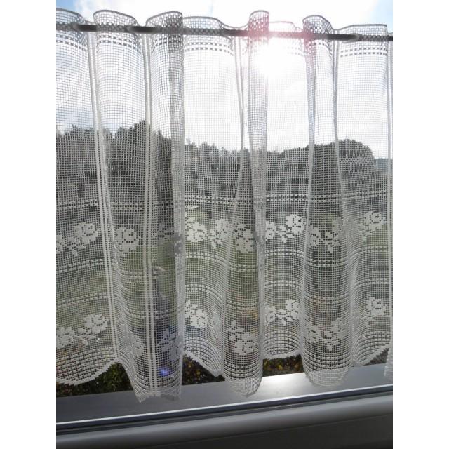 Firana zazdrostka do kuchni kremowa 018 – Do kuchni – zdjęcie 3