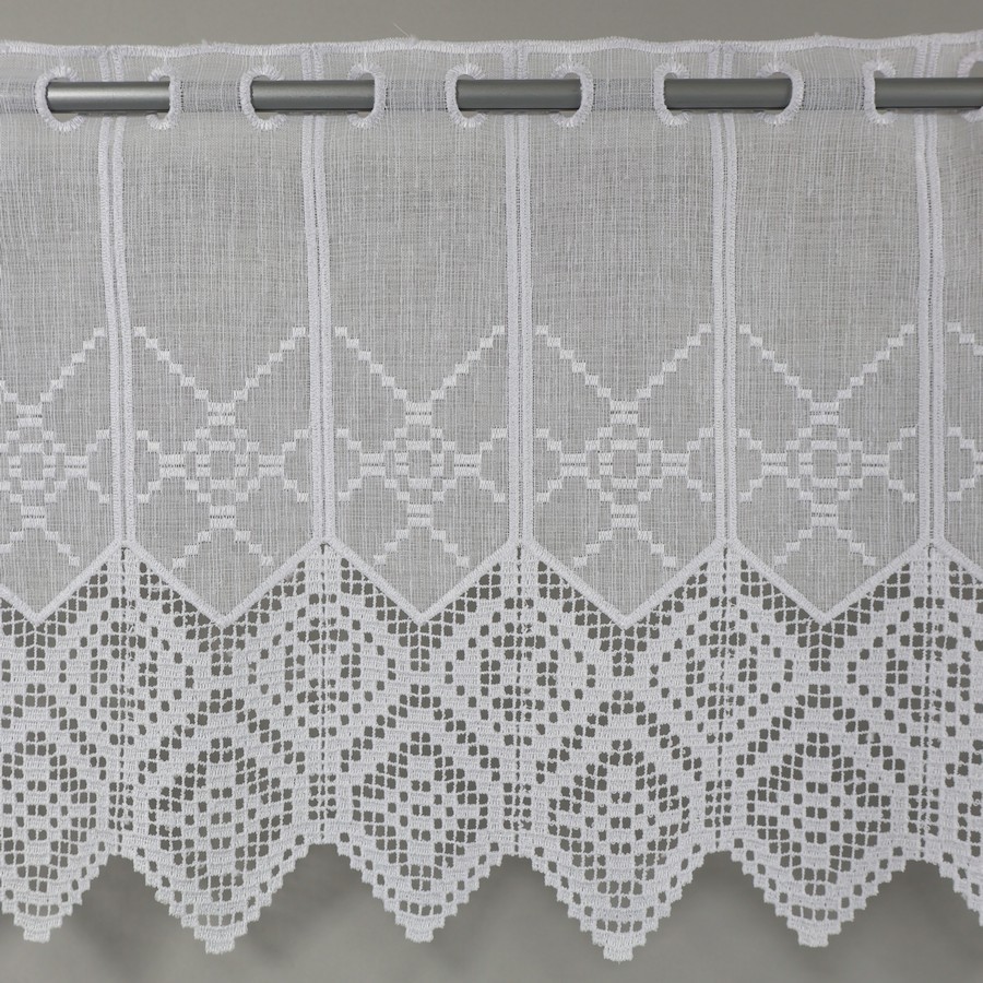 Firana zazdrostka do kuchni z gipiurą 153 – Do kuchni – zdjęcie 1