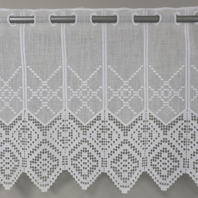 Firana zazdrostka do kuchni z gipiurą 153 – Do kuchni – zdjęcie 1