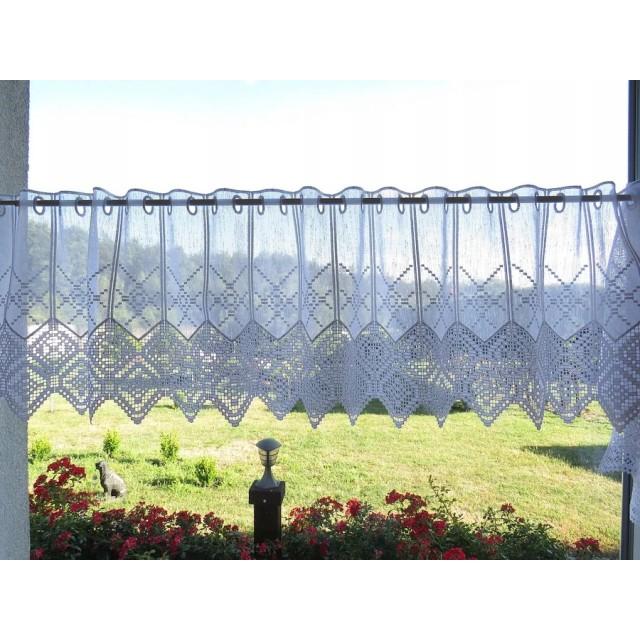 Firana zazdrostka do kuchni z gipiurą 153 – Do kuchni – zdjęcie 3