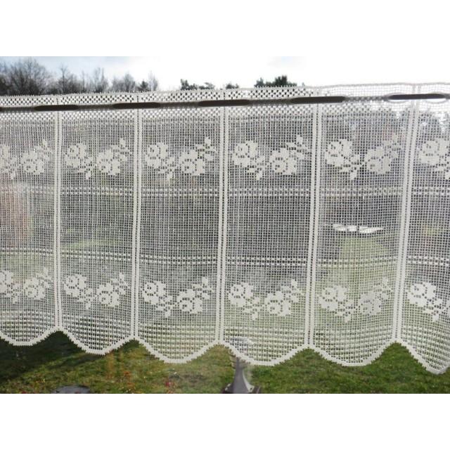 Firana zazdrostka do kuchni kremowa 018 – Do kuchni – zdjęcie 4