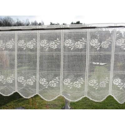 Firana zazdrostka do kuchni kremowa 018 – Do kuchni – zdjęcie 4