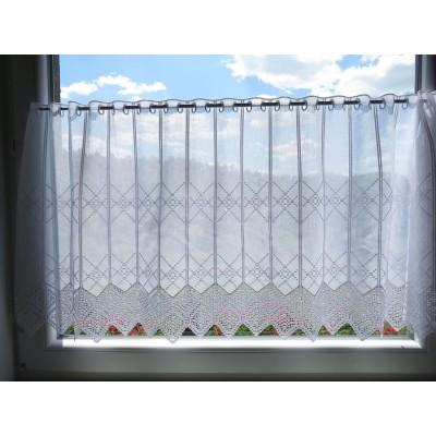 Firana zazdrostka do kuchni z gipiurą 153 – Do kuchni – zdjęcie 4