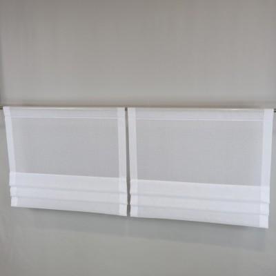 Firana z zakładkami zazdrostka do kuchni mini panel 130 – Do kuchni – zdjęcie 4