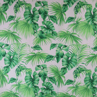 Zasłona liście palmy zielone 165 – Zasłony – zdjęcie 1